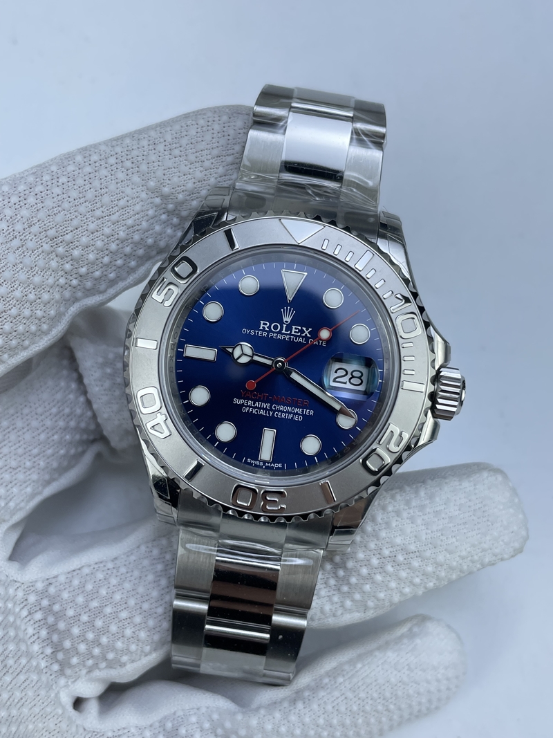 (준비완료/특급배송 할인판매)NO.2915/VS공장 요트마스터 블루 3135풀카피 클론무브